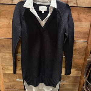 Brochu Walker Black V-Neck Sweater